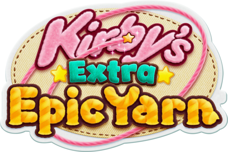 Archivo:Logo americano de Más Kirby en el reino de los hilos.png