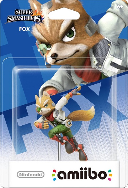 Archivo:Embalaje americano del amiibo de Fox - Serie Super Smash Bros..jpg
