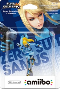 Embalaje europeo del amiibo de Samus Zero - Serie Super Smash Bros..jpg