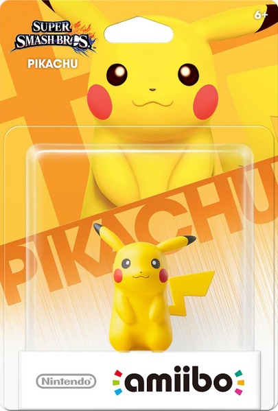 Archivo:Embalaje americano del amiibo de Pikachu - Serie Super Smash Bros..jpg