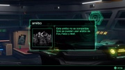 Pantalla de notificación de error al escanear un amiibo no compatible.