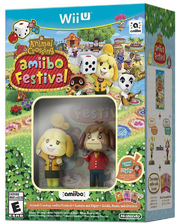 Pack del amiibo con la figura de Candrés, las tarjetas de Tere, Minina y Parches y el juego Animal Crossing: amiibo Festival (América)