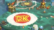 Decoración del Parque Belabel temático de Donkey Kong.