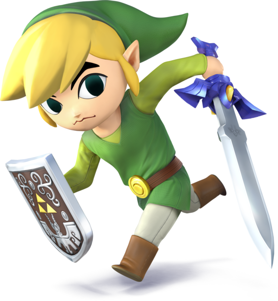 Archivo:Toon Link en Super Smash Bros. for Nintendo 3DS and Wii U.png