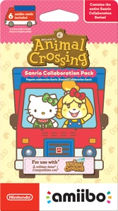 Embalaje americano de la serie Animal Crossing x Sanrio.
