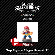 Imagen de Mario como ganador de la primera ronda.