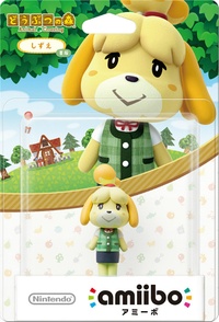 Embalaje japonés del amiibo de Canela (ropa de verano) - Serie Animal Crossing.jpg