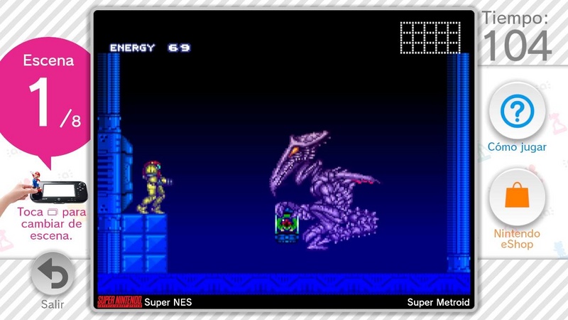 Archivo:Super Metroid (Escena 1) en amiibo tap - Nintendo's Greatest Bits.jpg