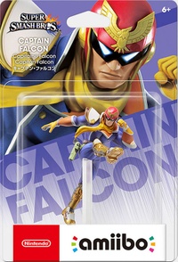 Embalaje NTSC del amiibo de Captain Falcon - Serie Super Smash Bros..jpg