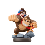 amiibo de Donkey Kong y Pauline.