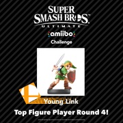 Imagen de Mario como ganador de la cuarta ronda.