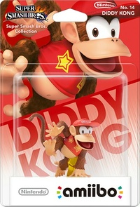 Embalaje europeo del amiibo de Diddy Kong - Serie Super Smash Bros..jpg