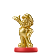 amiibo de Mario - Edición oro.