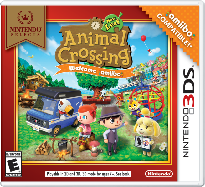 Archivo:Caja de Animal Crossing New Leaf - Welcome amiibo (América).png