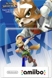 Embalaje europeo del amiibo de Fox - Serie Super Smash Bros..jpg
