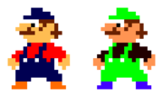 Sprite de Mario y Luigi.