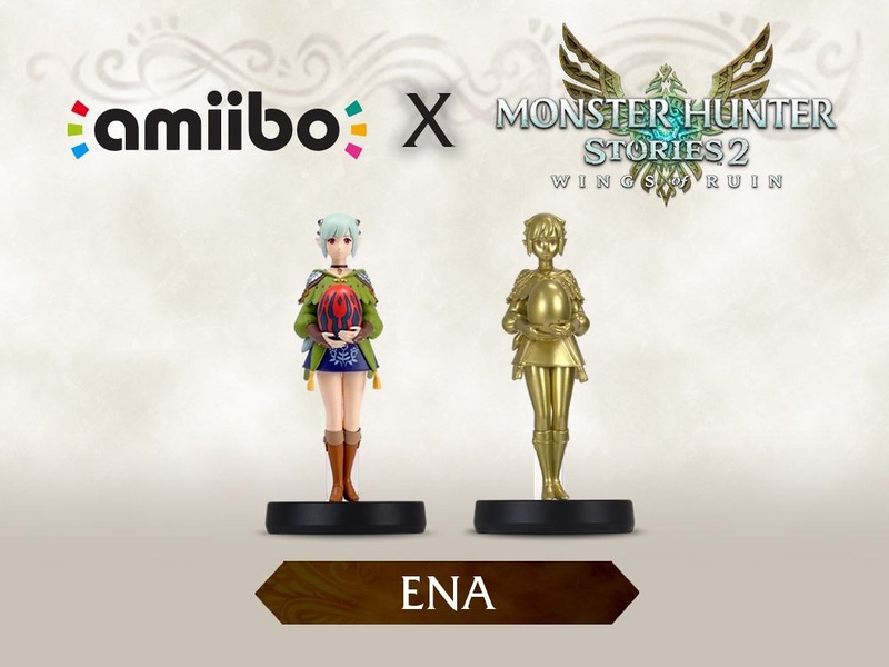 Archivo:Imagen promocional de los amiibo de Ena - Serie Monster Hunter Stories.jpg