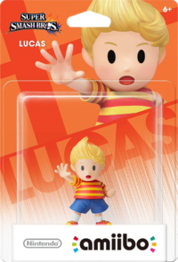 Embalaje americano del amiibo de Lucas - Serie Super Smash Bros..png