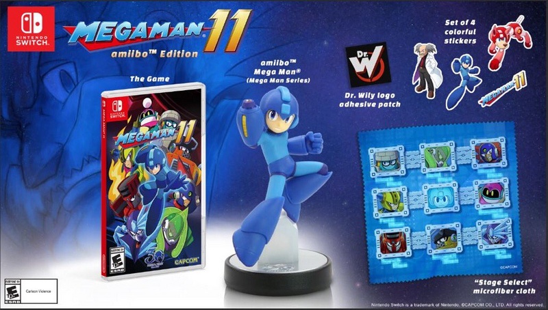 Archivo:Imagen promocional de la Edición amiibo de Mega Man 11 en América.jpg
