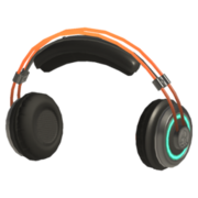 Auriculares gira DJ.