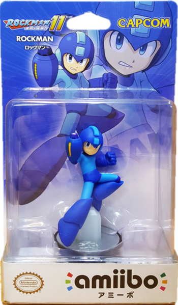 Archivo:Embalaje japonés del amiibo de Mega Man - Serie Mega Man.png