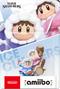 Embalaje europeo del amiibo de los Ice Climbers - Serie Super Smash Bros..png