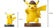 Comparativa de tamaño entre el amiibo de Pikachu - Super Smash Bros. y del Detective Pikachu.