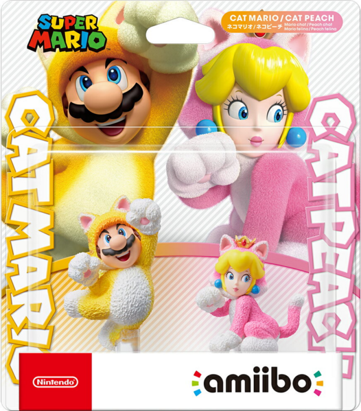 Archivo:Embalaje NTSC del pack de Mario Felino y Peach Felina - Serie Super Mario.png