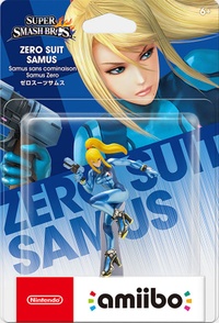 Embalaje NTSC del amiibo de Samus Zero - Serie Super Smash Bros..jpg