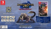 Imagen promocional de la Collector's Edition de Monster Hunter Rise en América.