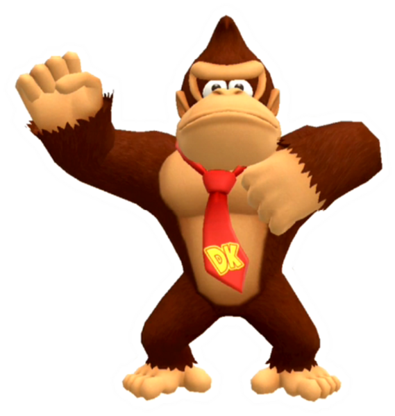 Archivo:Calcomanía brillante de Donkey Kong - Super Mario Party.png
