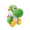 Amiibo Yoshi de lana verde - Serie Yoshi's Woolly World.png