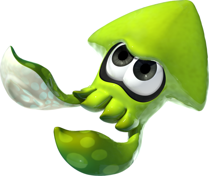 Archivo:Coloración verde del calamar inkling en Splatoon.png