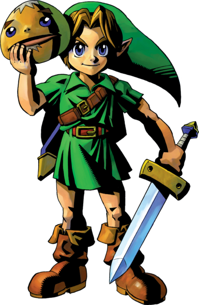 Archivo:Link en The Legend of Zelda - Majora's Mask.png