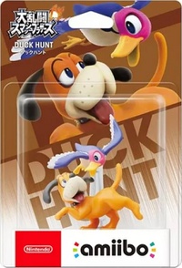 Embalaje japonés del amiibo del Dúo Duck Hunt - Serie Super Smash Bros..jpg