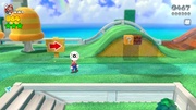Escaneo de amiibo activado en Super Mario 3D World.