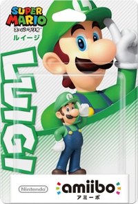 Embalaje japonés del amiibo de Luigi - Serie Super Mario.jpg