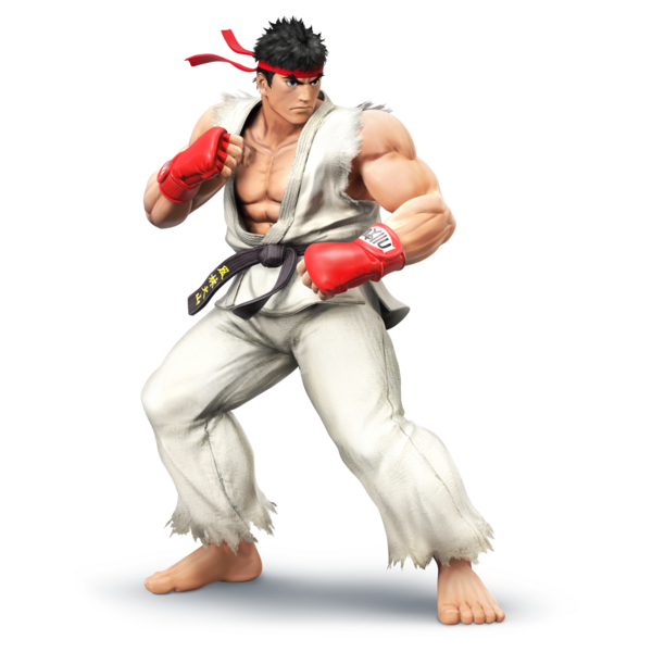 Archivo:Ryu en Super Smash Bros. for Nintendo 3DS and Wii U.png