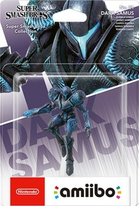 Embalaje europeo del amiibo de Samus Oscura - Serie Super Smash Bros..jpg