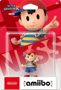 Embalaje americano del amiibo de Ness - Serie Super Smash Bros..jpg