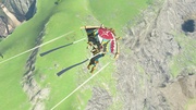 Imagen oficial de la tela especial para la paravela obtenida al escanear el amiibo de Sidon