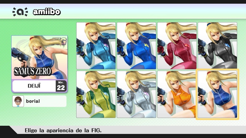 Archivo:Elección de apariencia para amiibo - Super Smash Bros. for Wii U.jpg