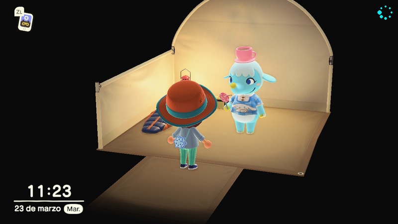 Archivo:Chai en la zona de acampada - Animal Crossing New Horizons.jpg