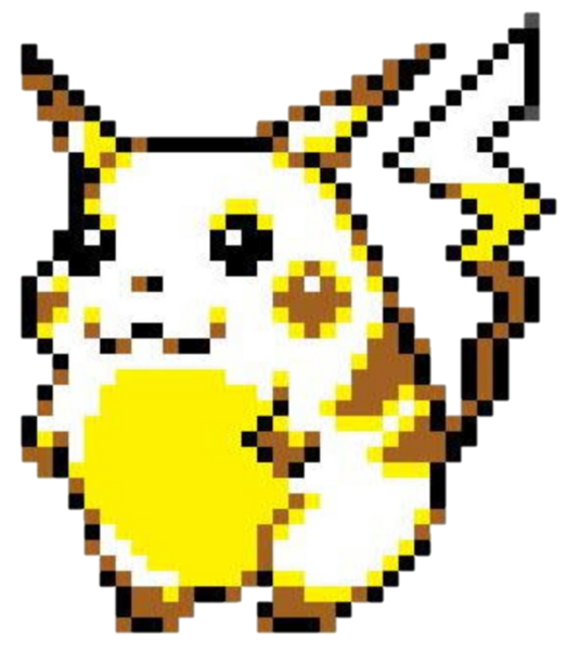 Archivo:Sprite de Pikachu en Pokémon Edición Verde.png