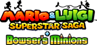 Logo americano de Mario & Luigi - Superstar Saga + Secuaces de Bowser.png