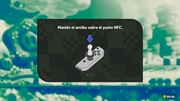 Pantalla de escaneo de amiibo usando los Joy-Con.