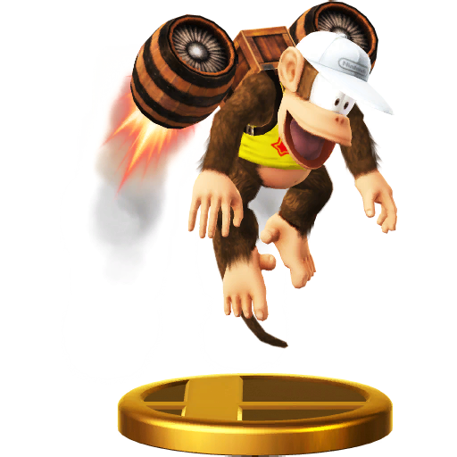 Archivo:Trofeo de Diddy Kong (alt.) SSB4 (Wii U).png