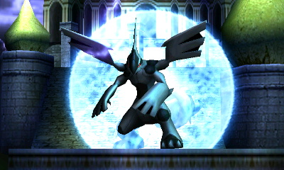 Archivo:Zekrom en la Liga Pokémon de Teselia SSB4 (3DS).JPG