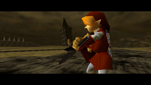 Archivo:Link dando el golpe final a Ganon en The Legend of Zelda Ocarina of Time.gif