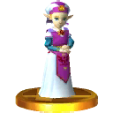 Archivo:Trofeo de Zelda niña (Ocarina of Time) SSB4 (3DS).png
